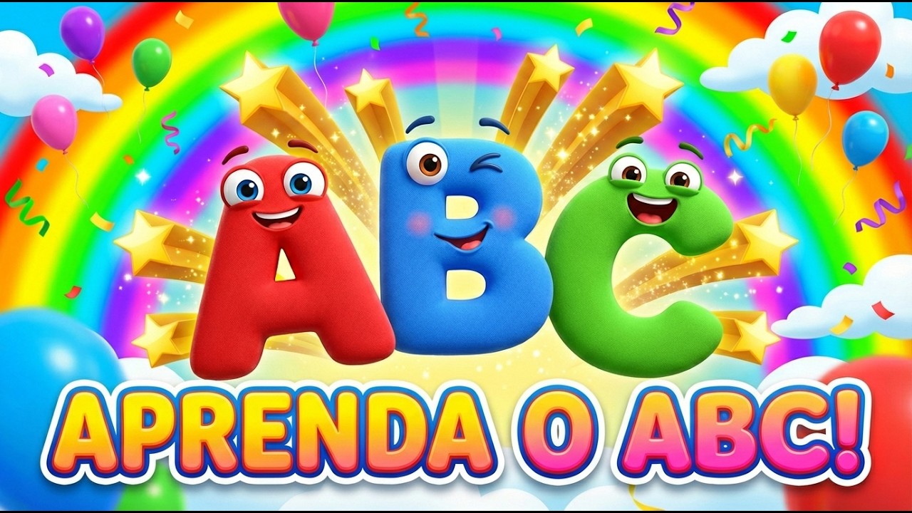 Canção do Alfabeto 🎶 | Aprendendo as Letras com os Amiguinhos