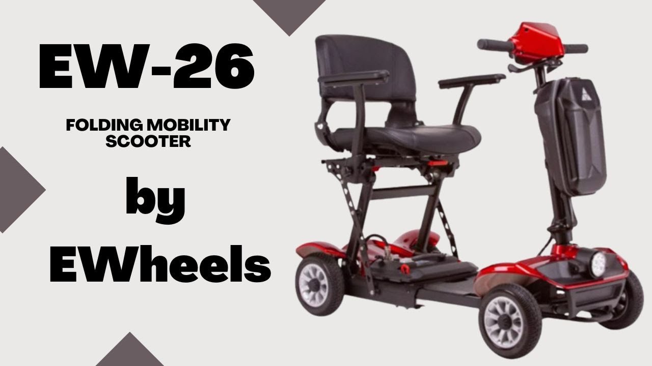 EWheels EW-26 Folding Mobility Scooter [2024]