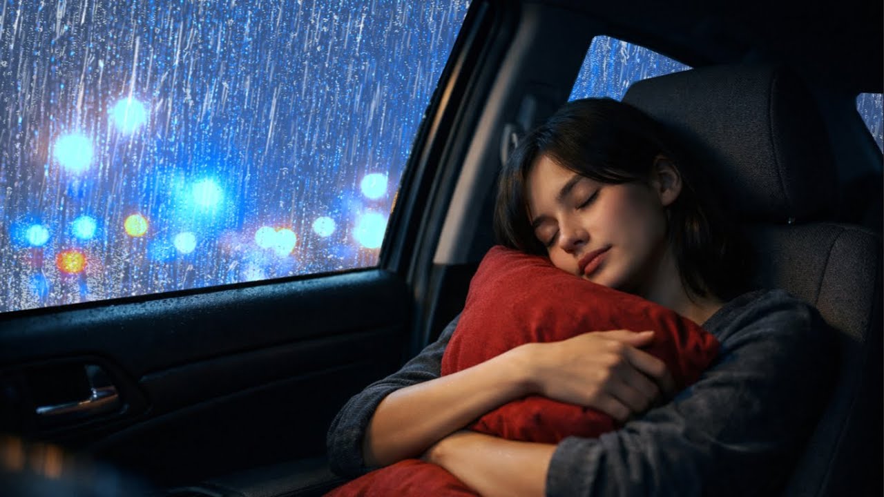 ASMR Rain Sounds at Night to Fall Asleep Naturally