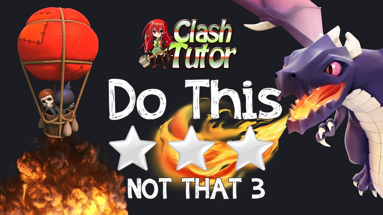 Clash of Clans TH8 Dragon Clan Wars Attack - Do This Not That #3