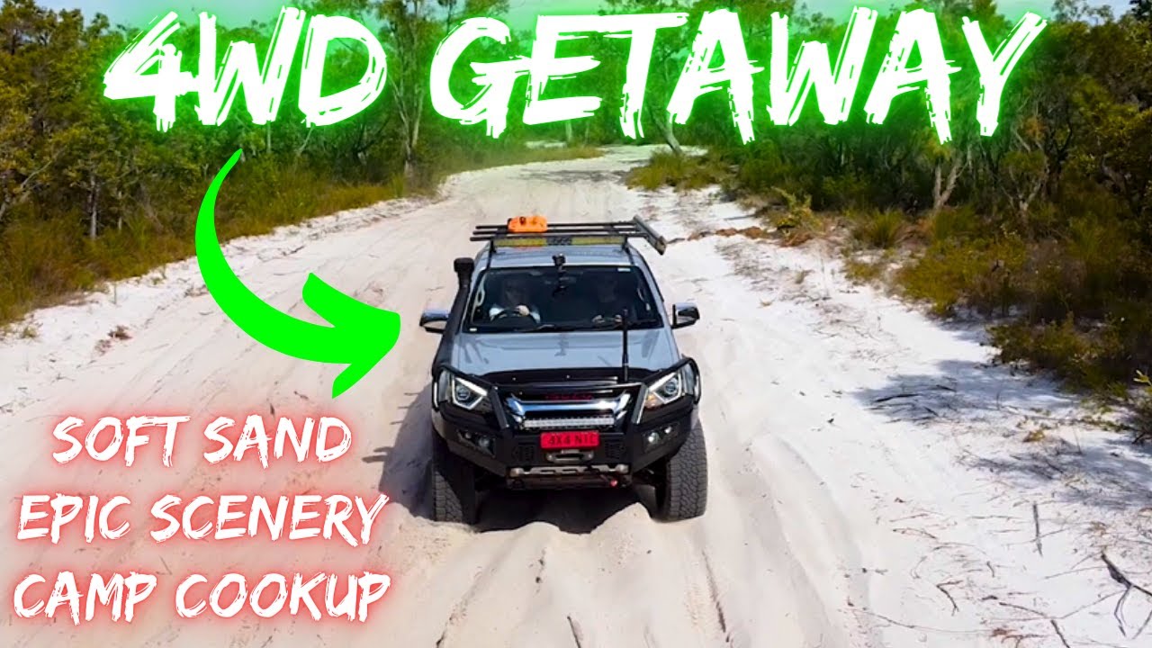 Modified ISUZU MU-X in Soft Sand || Epic family 4WD getaway - 4X4 Low Range Fun, Cooking & Epic Spot