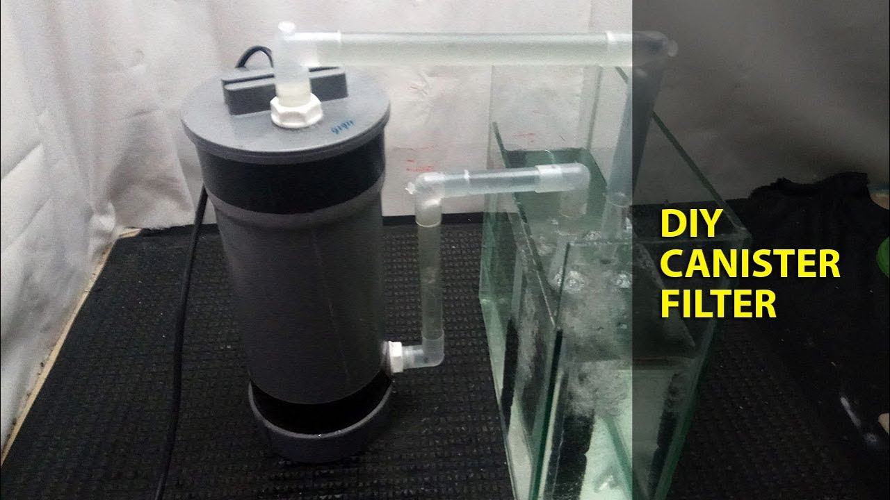 How to make canister filter using submersible power head