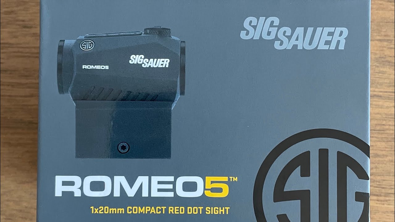 Sig Sauer Romeo 5 red dot unboxing #Shorts