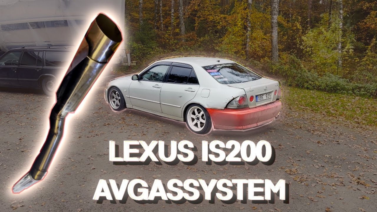 Bygger Avgassystem P&aring; Lexus is200!! || DRIFTUNITY