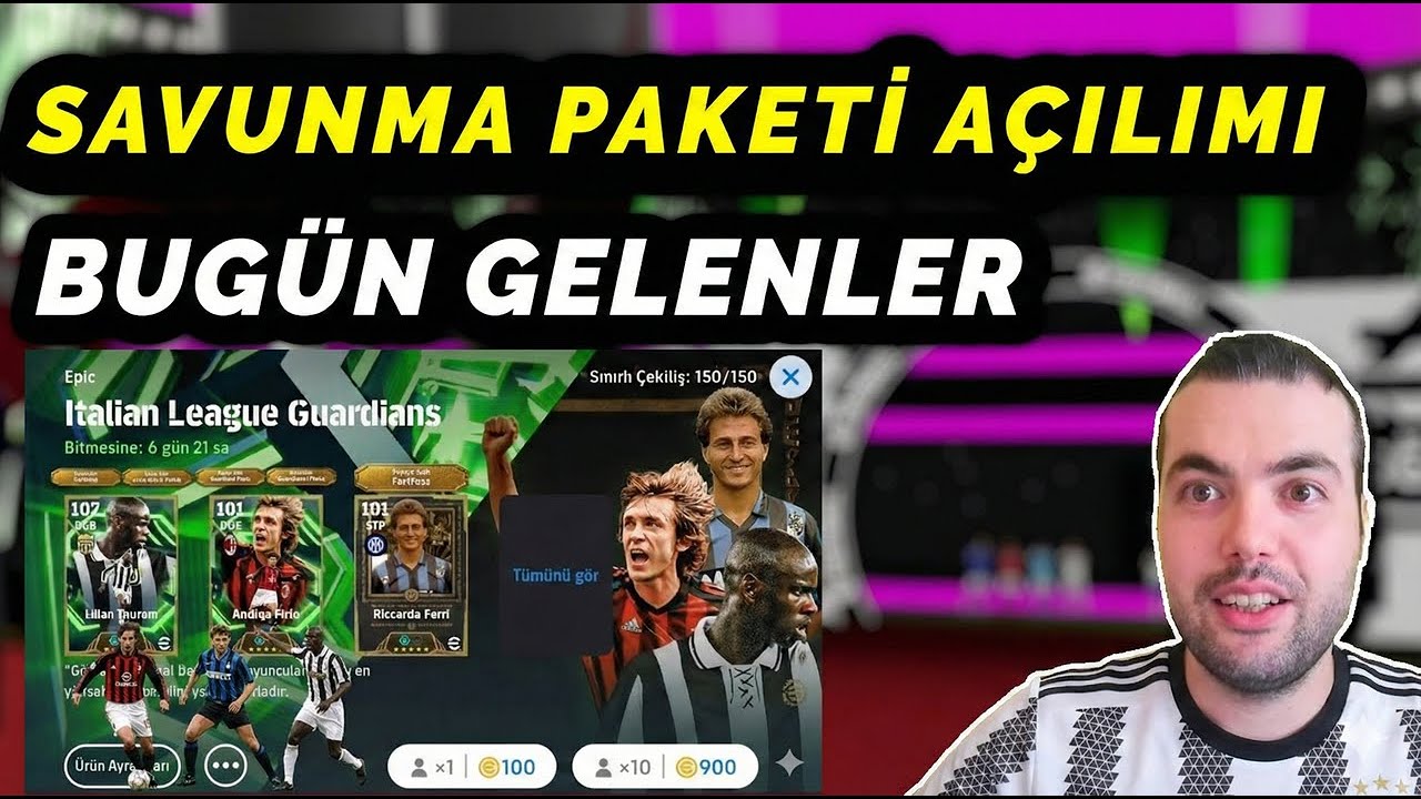 SAVUNMA EPİC PAKET AÇILIMI 🔥BUGÜN GELENLER⚽3800 PARALIK GÜZEL AÇILIM (eFootball 2026 Mobile)
