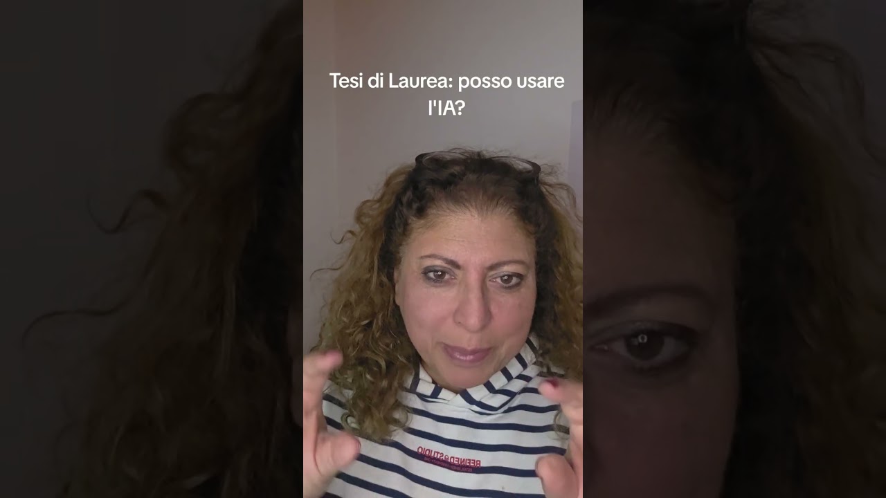 Tesi di laurea: posso usare l'intelligenza artificiale?