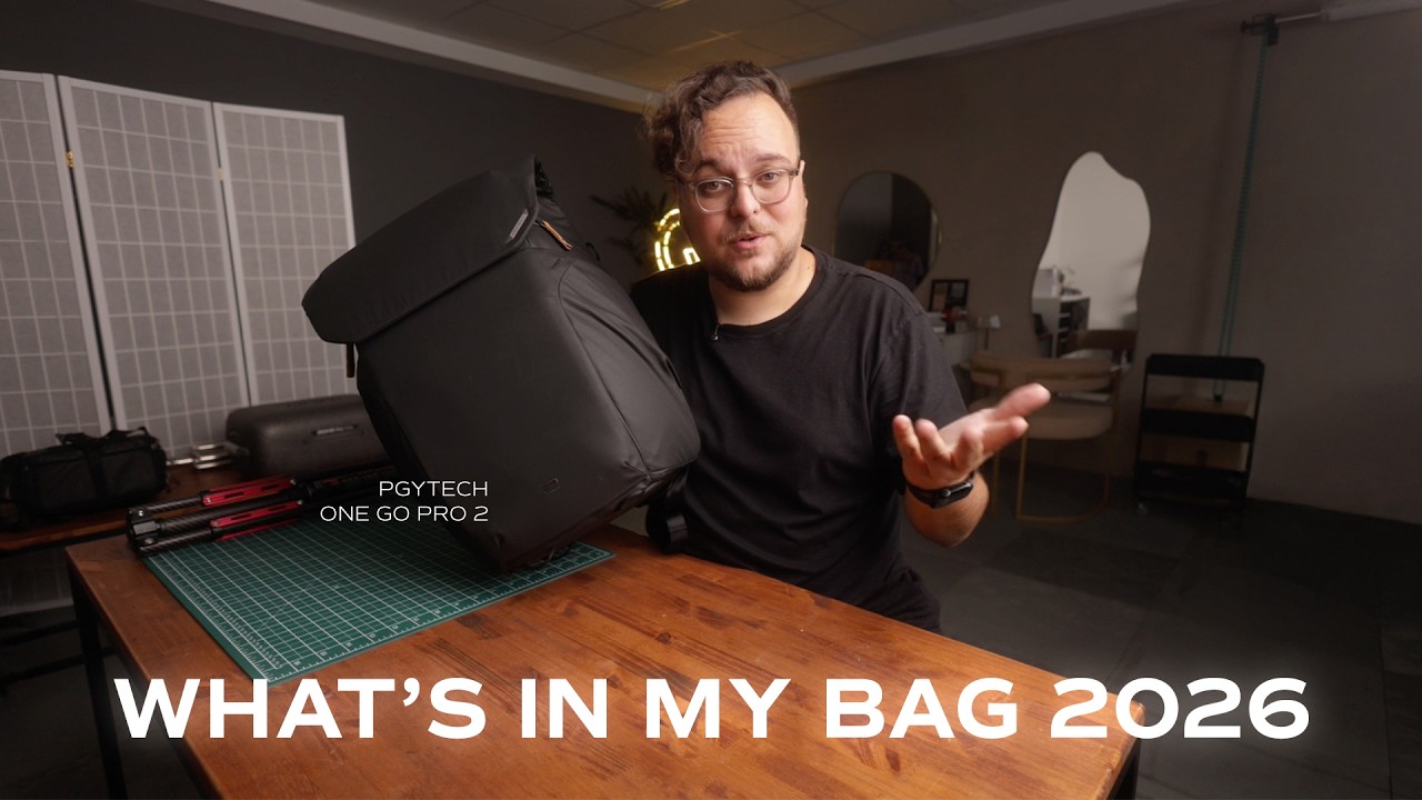 O que levo na mochila de fotografia em 2026 - PGYTECH One Go Pro 2 25L