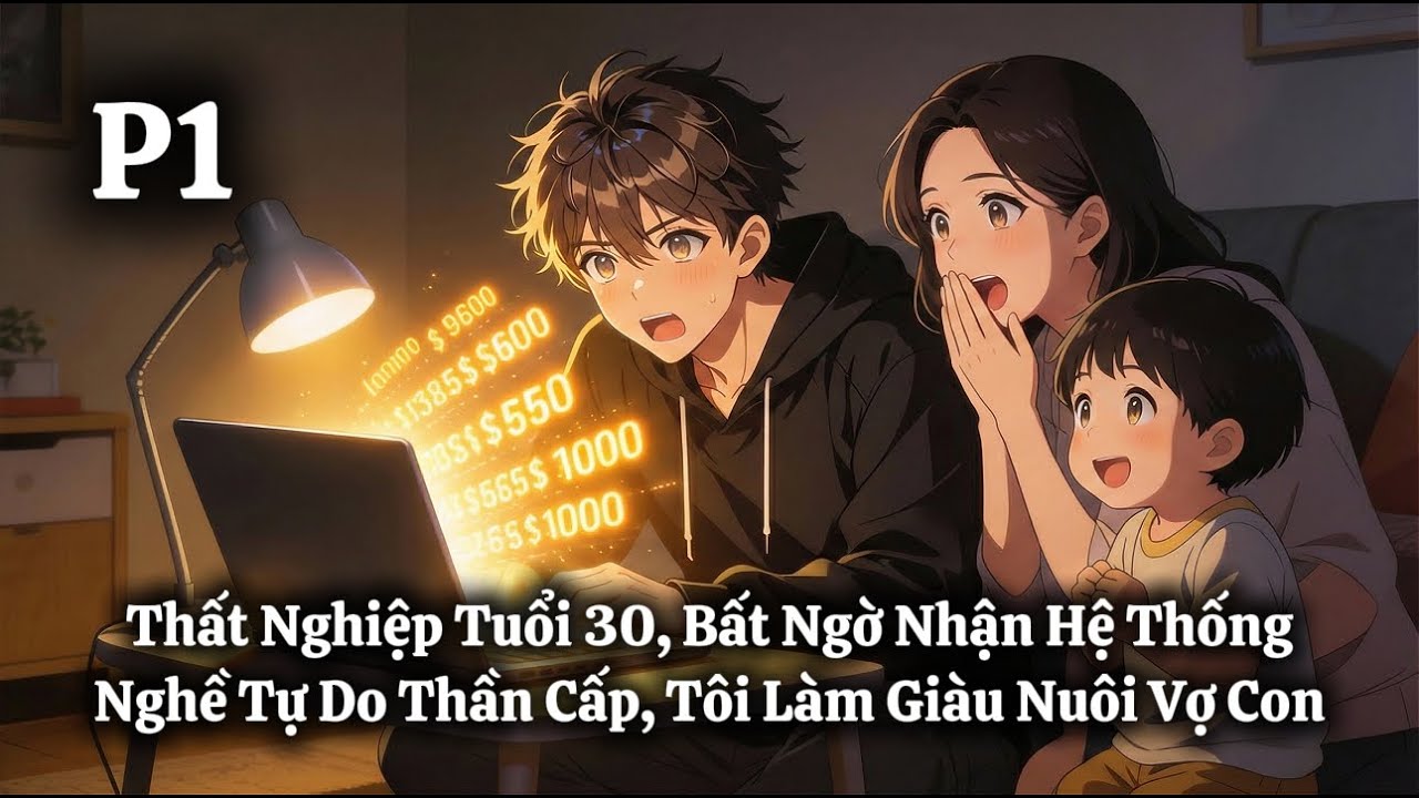 Thất Nghiệp Tuổi 30, Bất Ngờ Nhận Hệ Thống Nghề Tự Do Thần Cấp, Tôi Làm Giàu Nuôi Vợ Con | P1