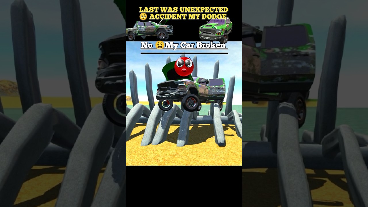 Accident😰Dodge Pickup।🥺Car Simulator 2 #gamtng #shorts #cargame #trollface #gaming #car #cs2 #trend
