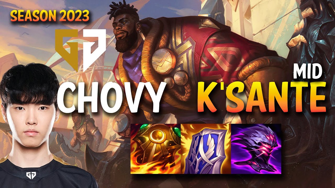 GEN Chovy K'SANTE Mid vs LEBLANC - KR Ranked