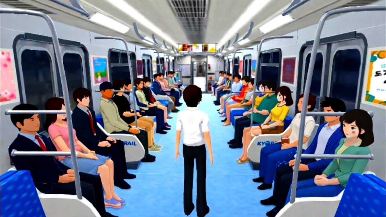 Today I use Subway metro for travelling - 3d driving class New update 2026 #3d android gameplay🚗 🎮