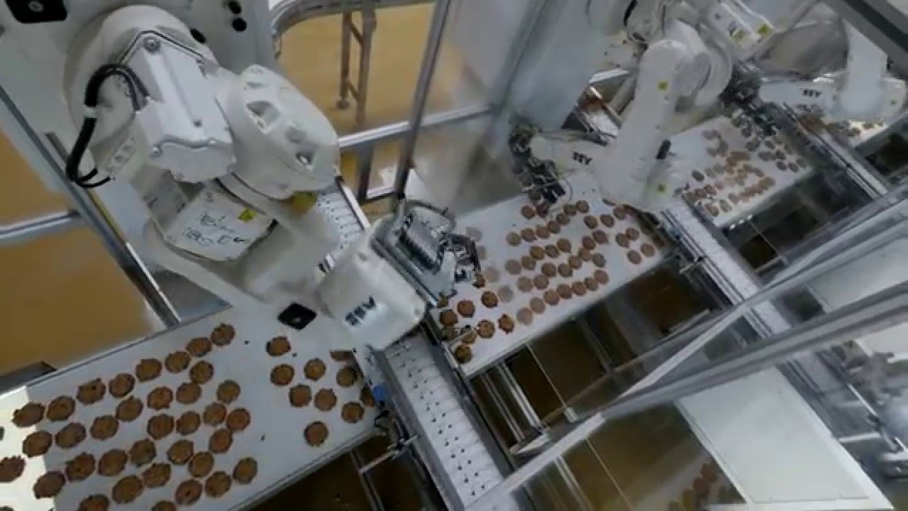 Tehama B.V. ABB Robot biscuit trayloader