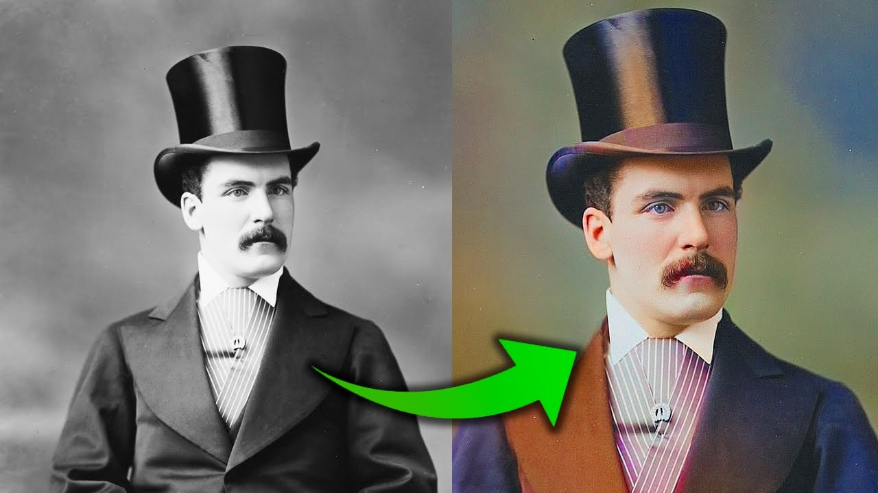 Como COLOREAR FOTOS en Blanco y Negro ? (MEJOR MÉTODO) #photoshop
