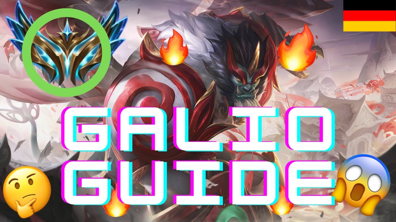 💪 GALIO Guide german S14 🔥 CHALLENGER ELO Midlane Gameplay Runen Itembuild Tipps Tricks 2024 LoL 💪
