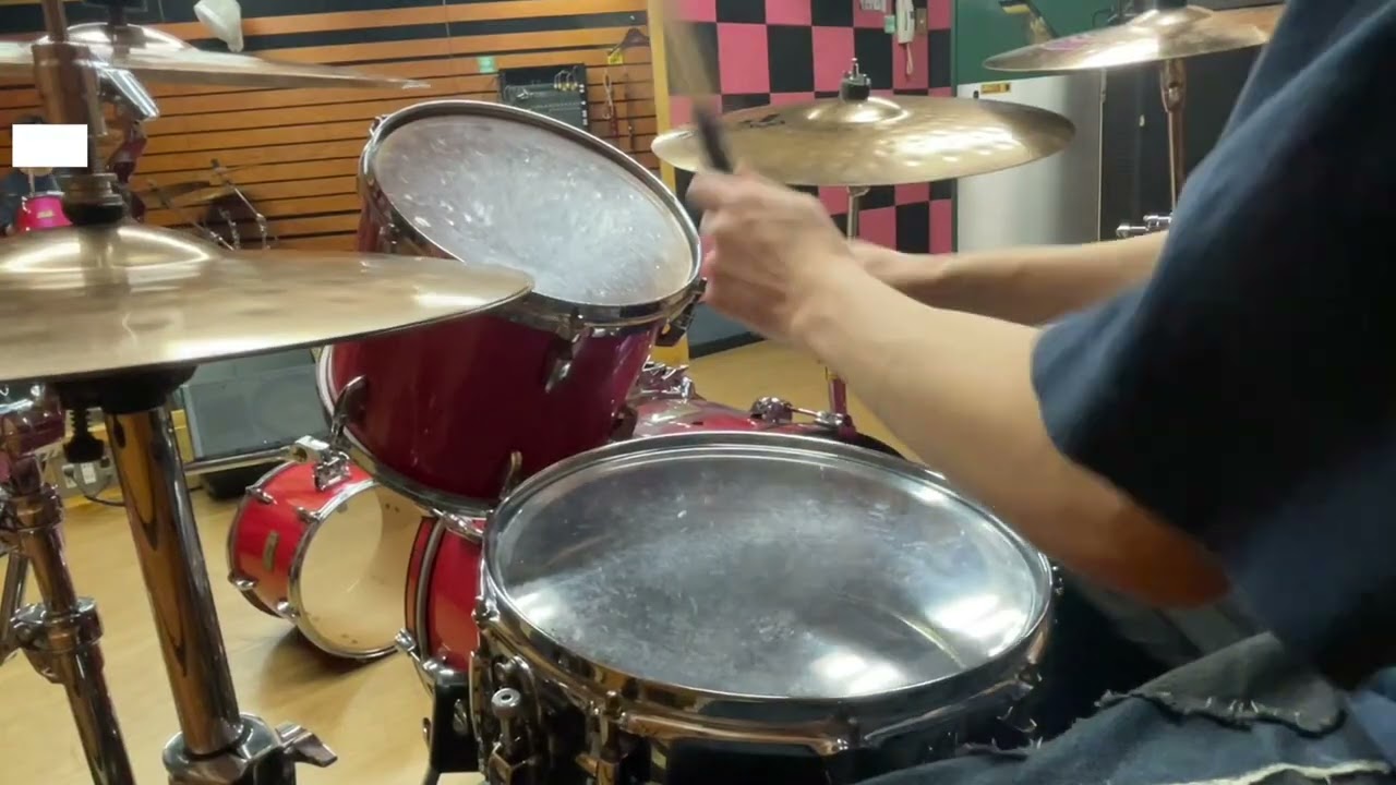 theme(kimi wo omotte iru)~cinema paradiso/kurayamisaka ドラム 叩いてみた