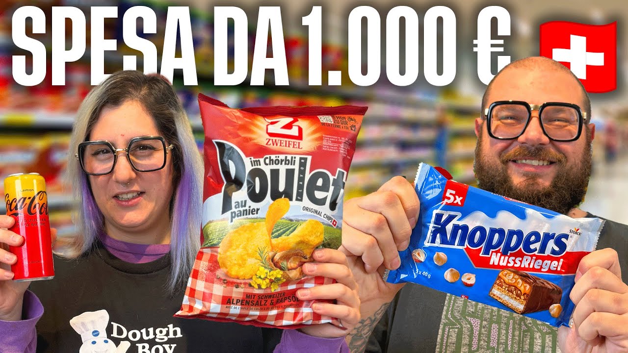 CIBO MIGLIORE VS CIBO PEGGIORE dei SUPERMERCATI in Svizzera 🇨🇭 | MochoHf