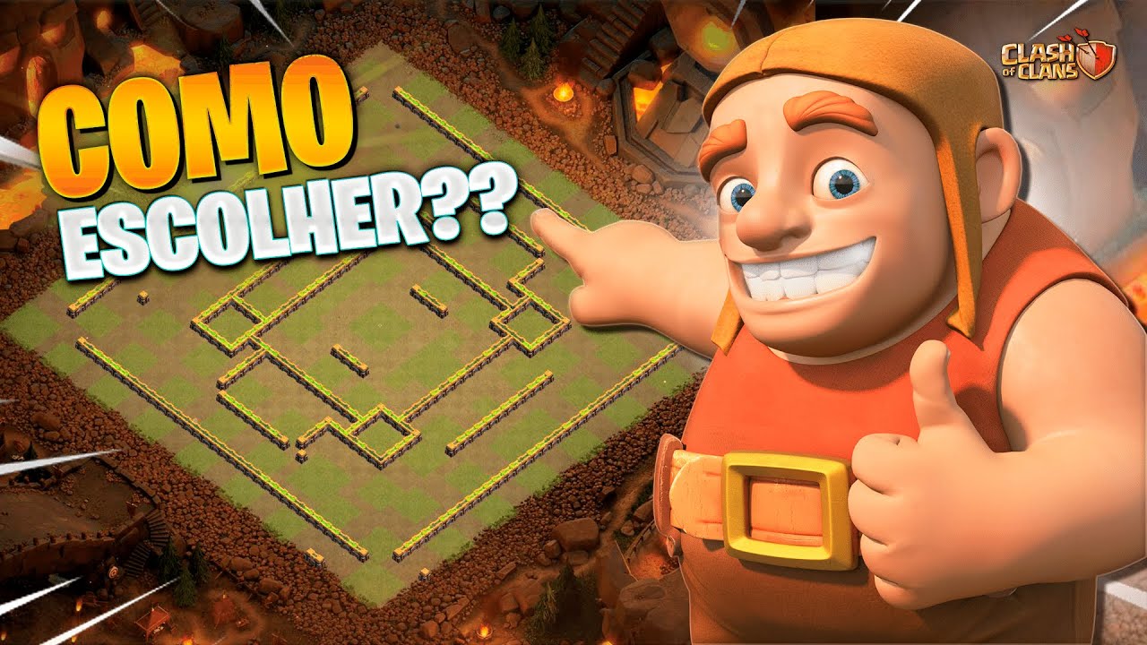 INCRÍVEL! APRENDA DE UMA VEZ POR TODAS COMO ESCOLHER O MELHOR LAYOUT NO CLASH OF CLANS⚔️
