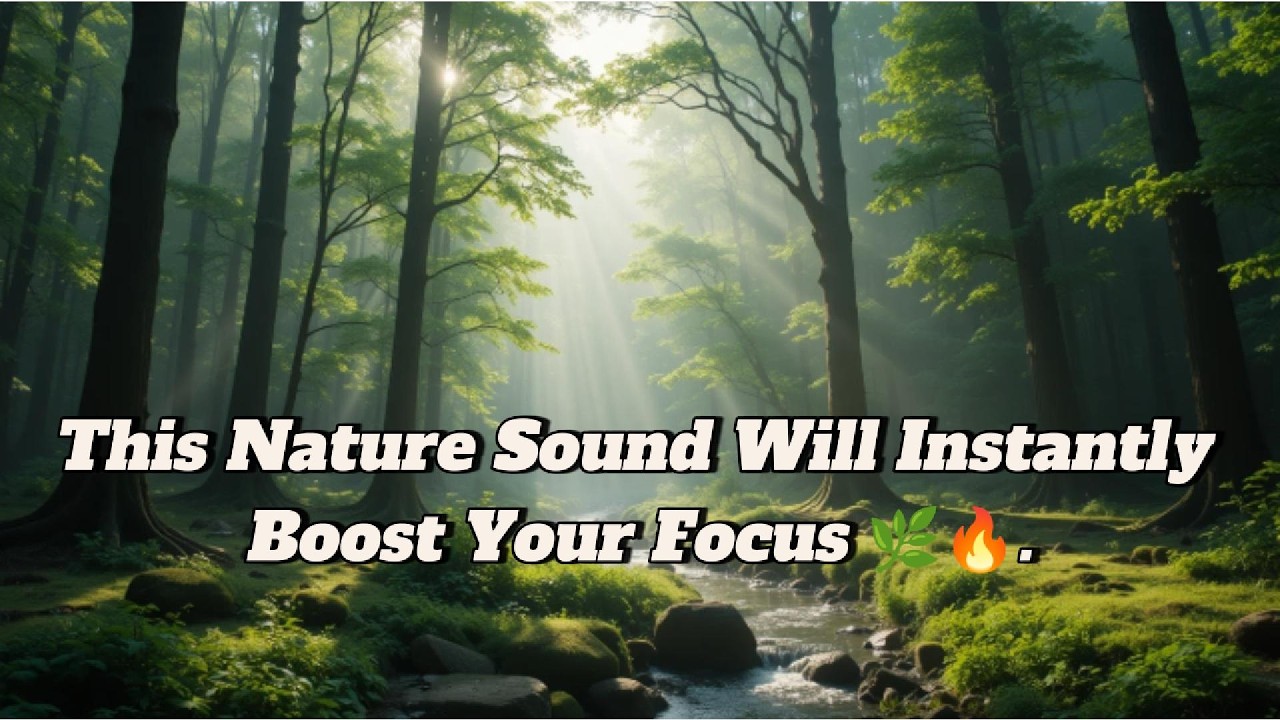 Natural Background Sounds for Concentration