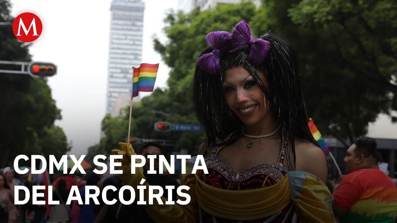 Comienza la marcha del orgullo en la CdMx; avanzan los continentes