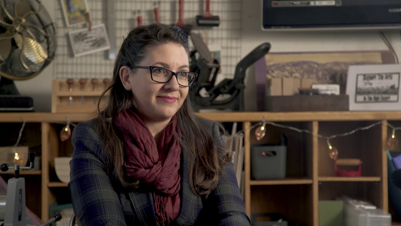 Mary is Contrary - Artist Mini Documentary - Printmaking