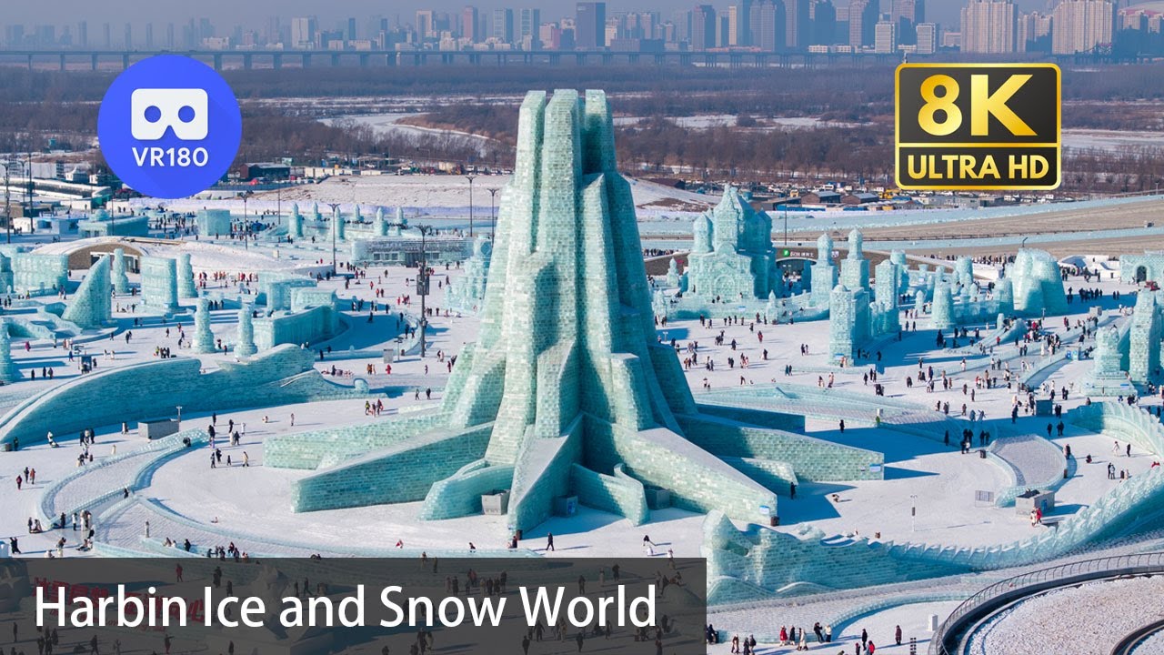 [VR180] Путешествия по Китаю: Харбинский мир льда и снега | Хэйлунцзян | 8K 60 кадров в секунду