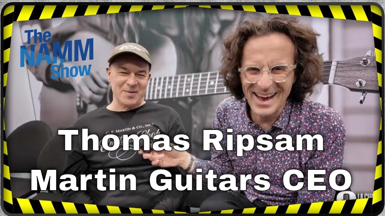 Martin Guitars CEO Thomas Ripsam interview at NAMM 2026