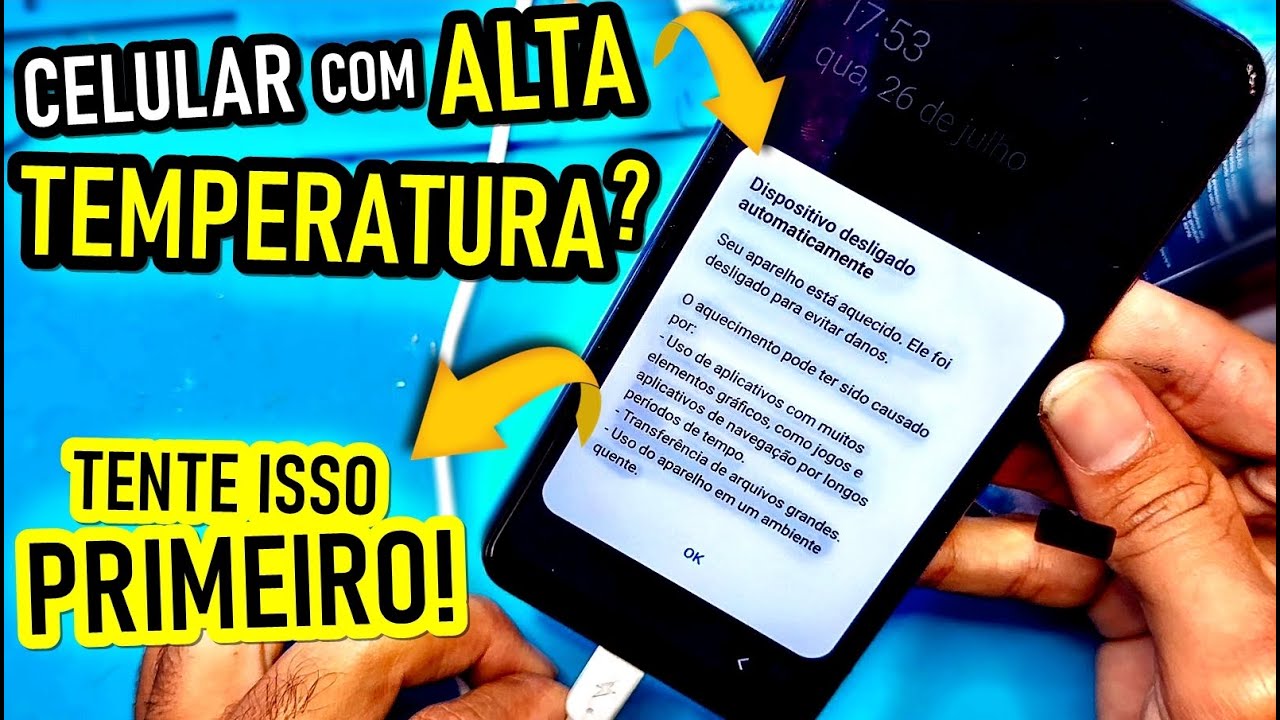 Celular DESLIGANDO por ALTA TEMPERATURA ou BAIXA TEMPERATURA? Tente isso antes de levar no técnico!