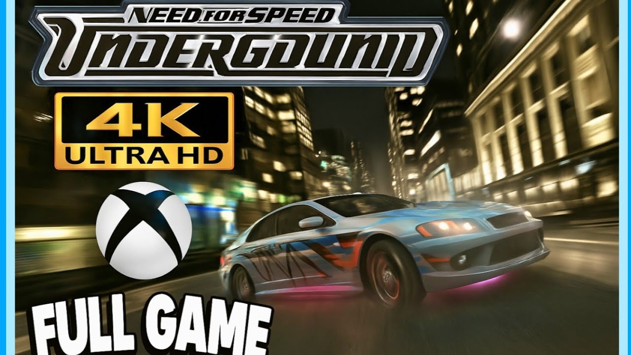 NEED FOR SPEED UNDERGROUND | LONGPLAY | FULL GAME 100% COMPLETE (4K 60 FPS)