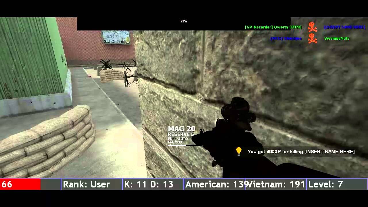 [OTM]*Garrys Mod War TDM* One Man Army [HD]