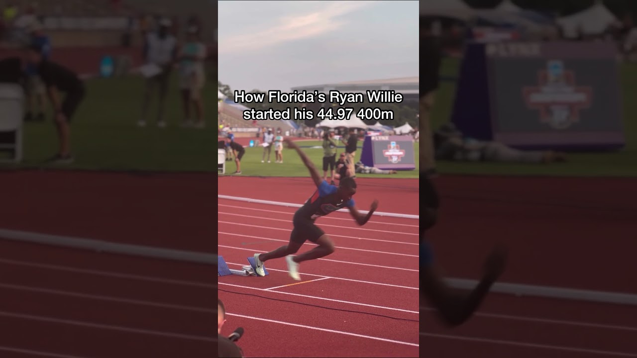 How Florida's Ryan Willie started his sub-50 400m 🐊