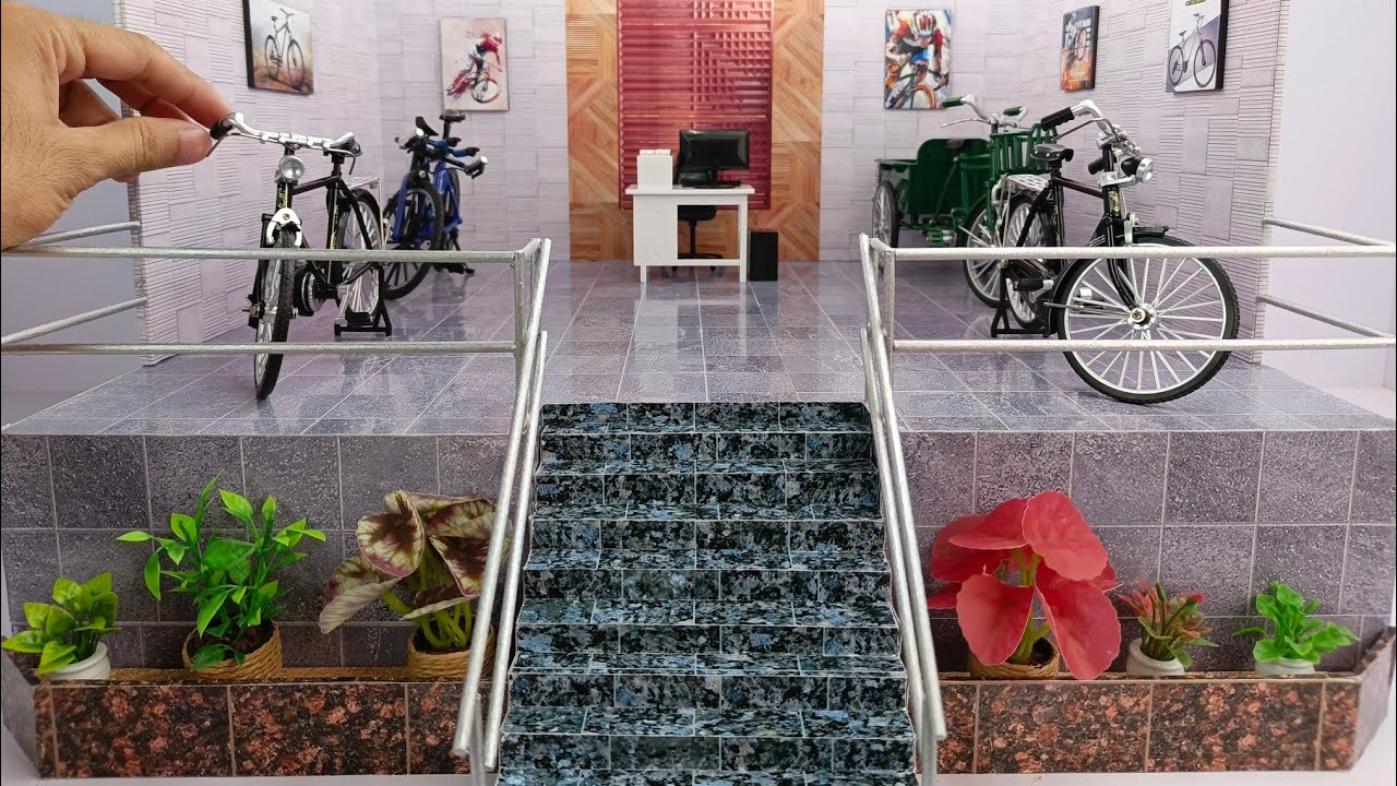 Tinka Cycle Mart Miniature Diorama | Diecast Cycle Miniature DIY