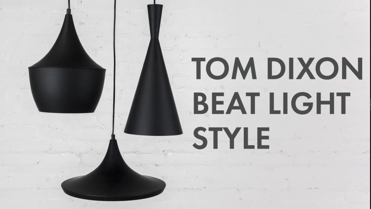 Обзор светильников Tom Dixon серии Beat style (Beat Wide, Beat Tall, Beat Fat)