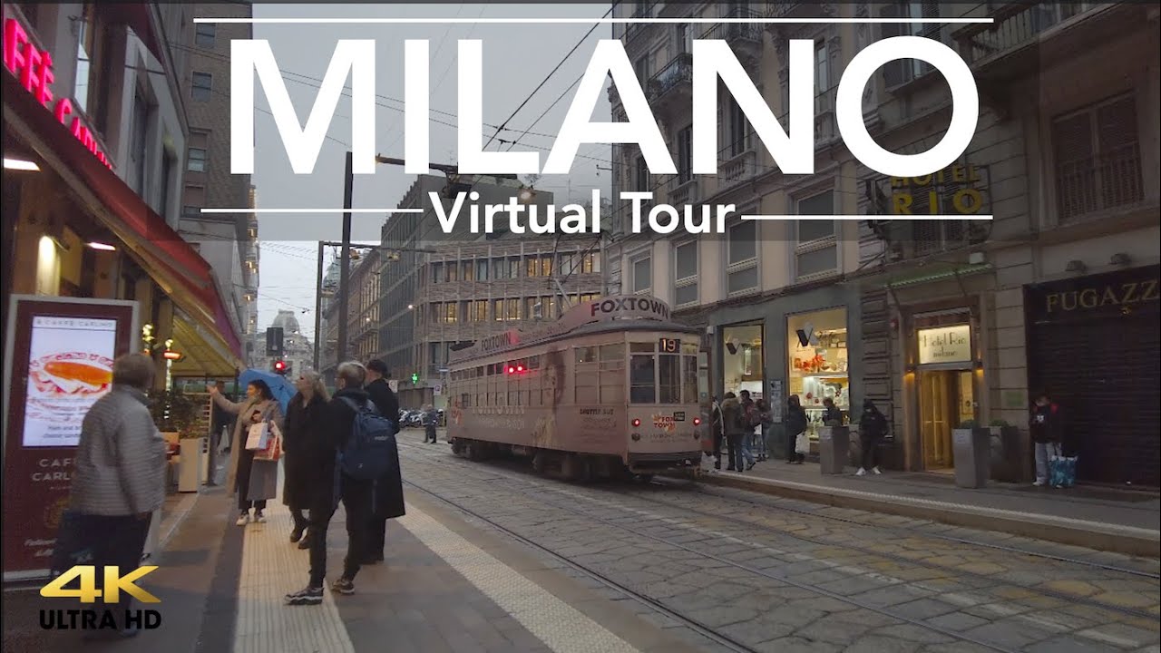 Walking in Milan, from Via Mazzini to Arco Porta Romana | Evening Tour November 2021 - ASMR 4K 25fps