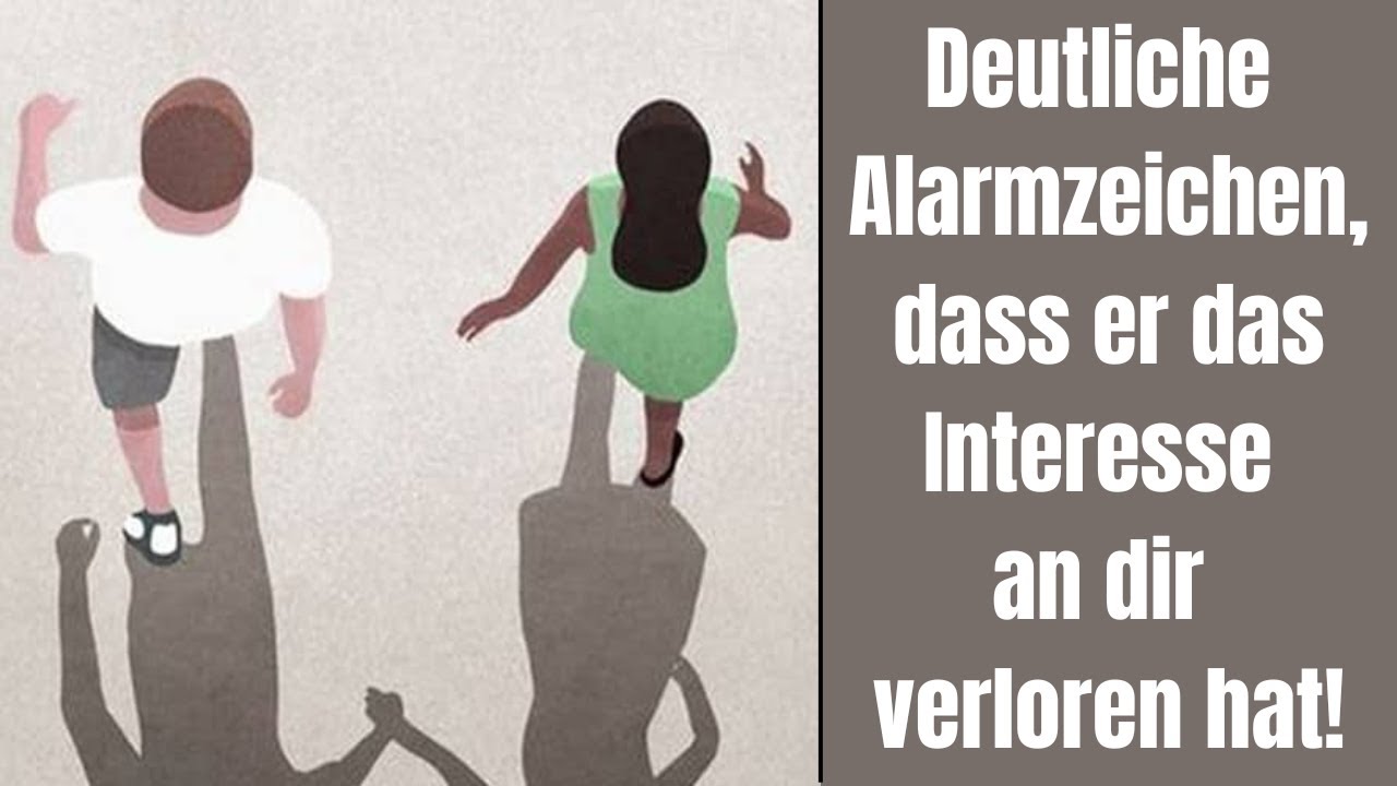 5 deutliche Alarmzeichen,dass er das Interesse an dir verloren hat!