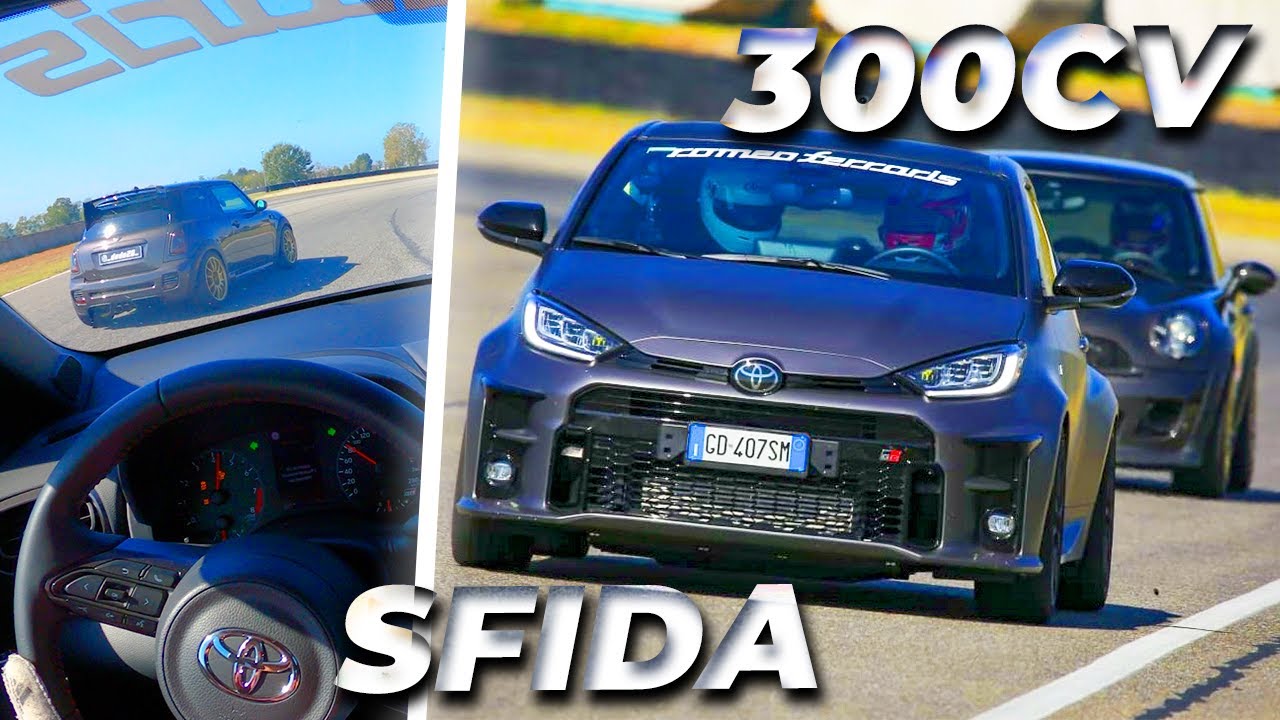 YARIS GR vs MINI JCW in PISTA!
