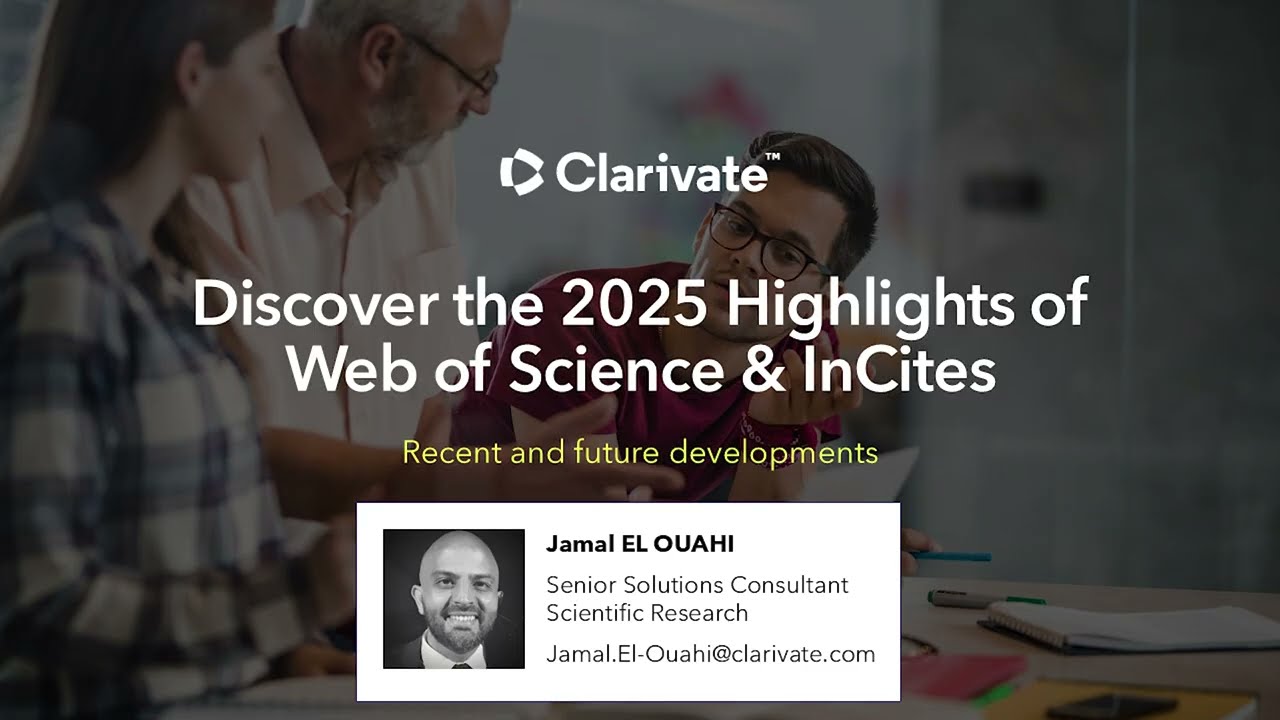 Ознакомьтесь с основными достижениями Web of Science и InCites за 2025 год.