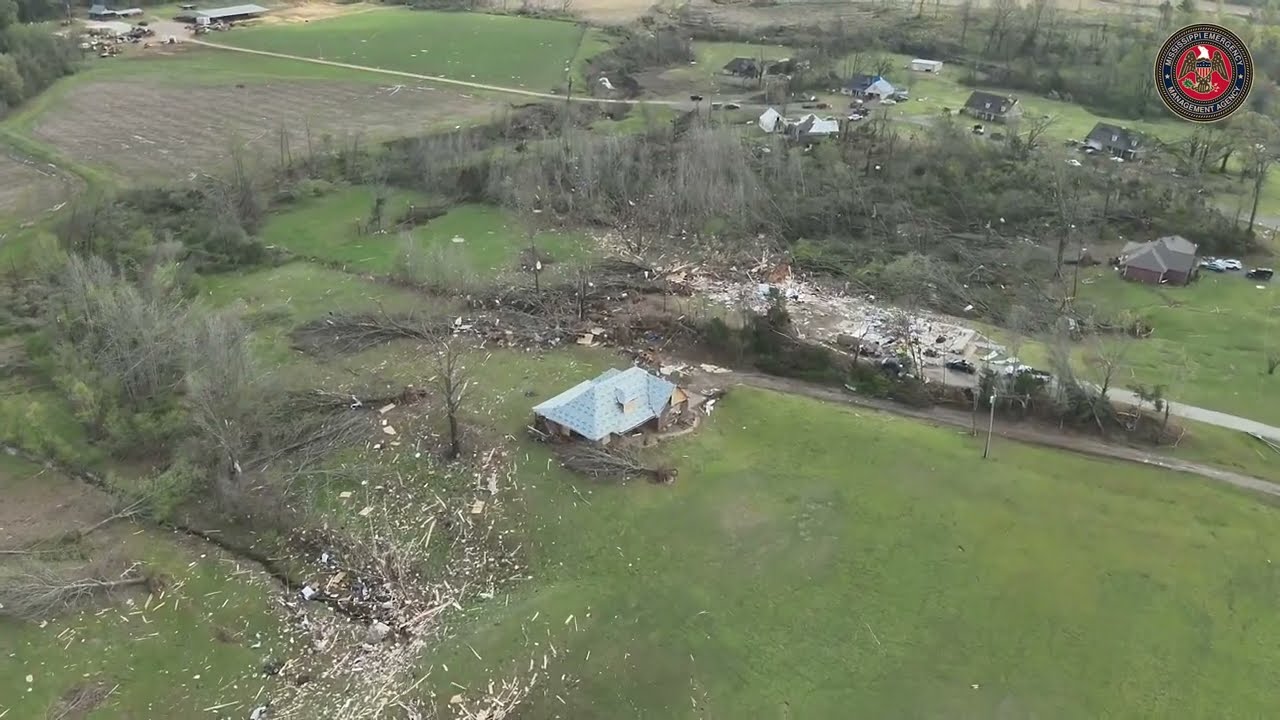 April 3rd Storm Damage in Tate County, Mississippi