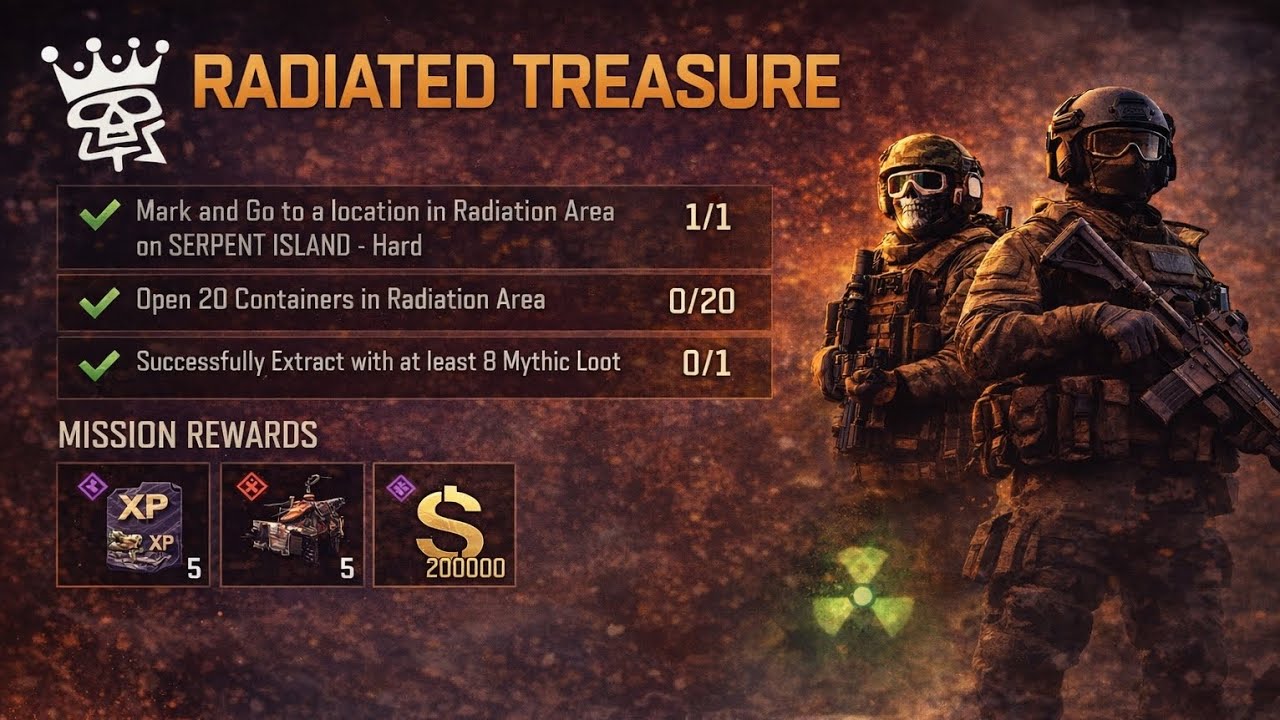 Radiated Treasure | COD Mobile DMZ Faction Mission