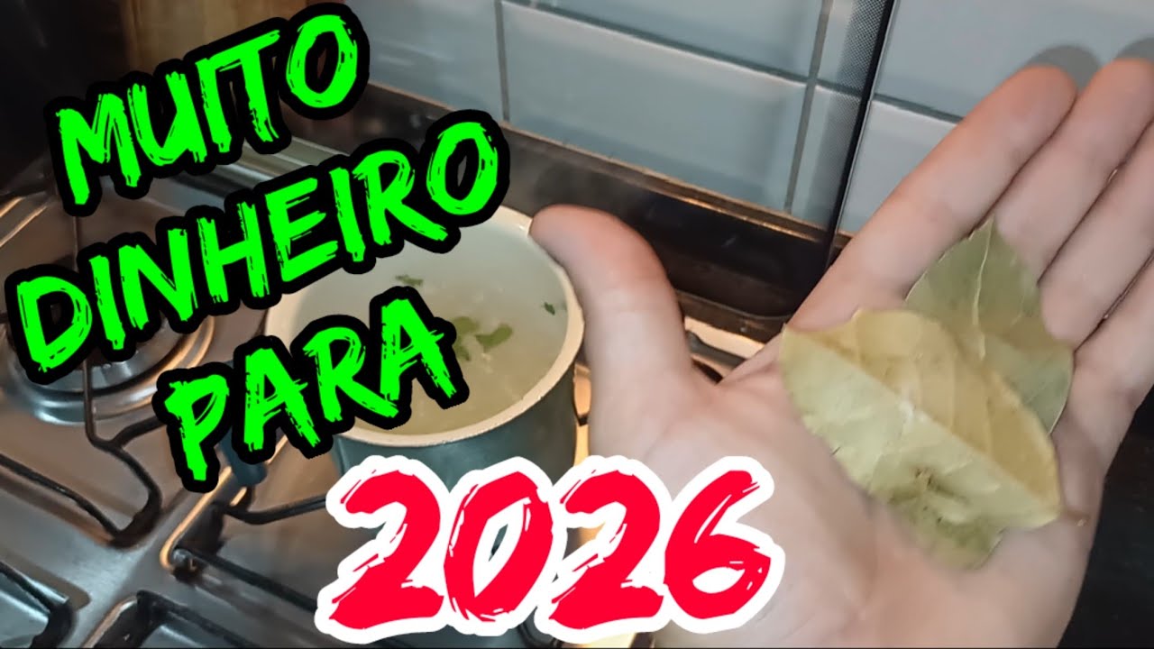 BANHO PARA VIRADA DO ANO 2026 MUITO DINHEIRO PROSPERIDADE 