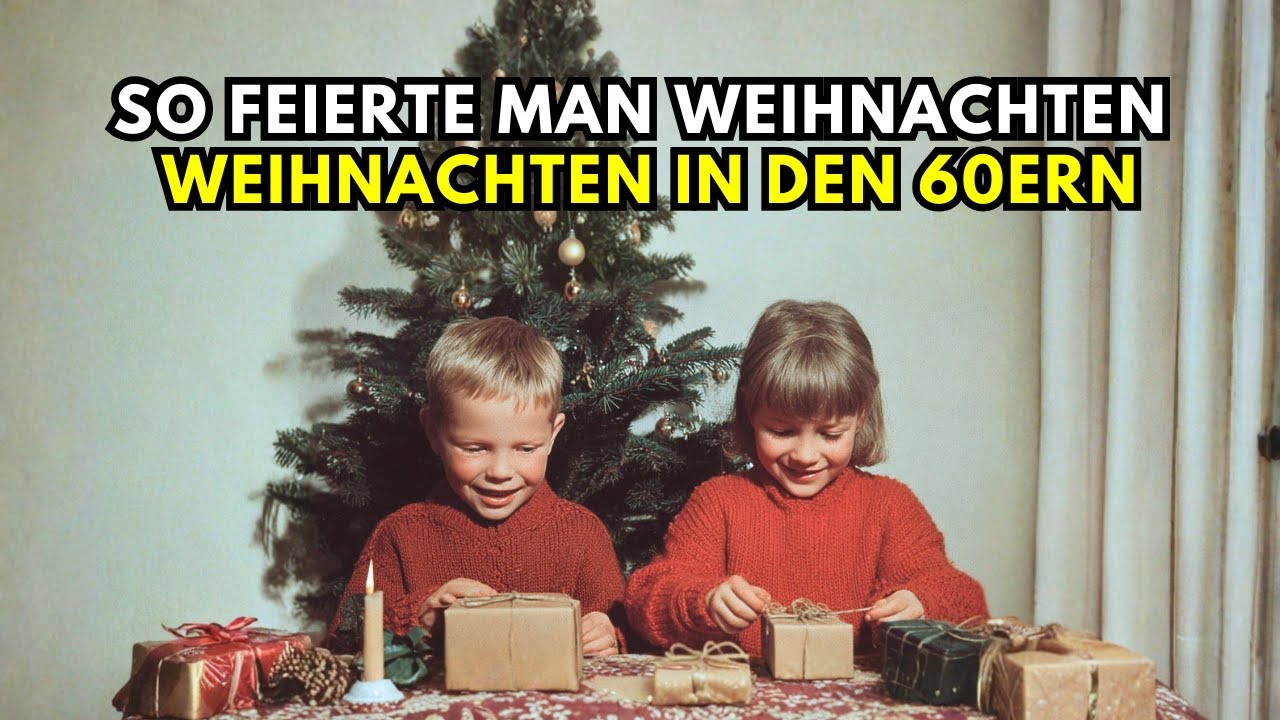 12 Dinge, die deutsche Kinder in den 60ern zu Weihnachten taten