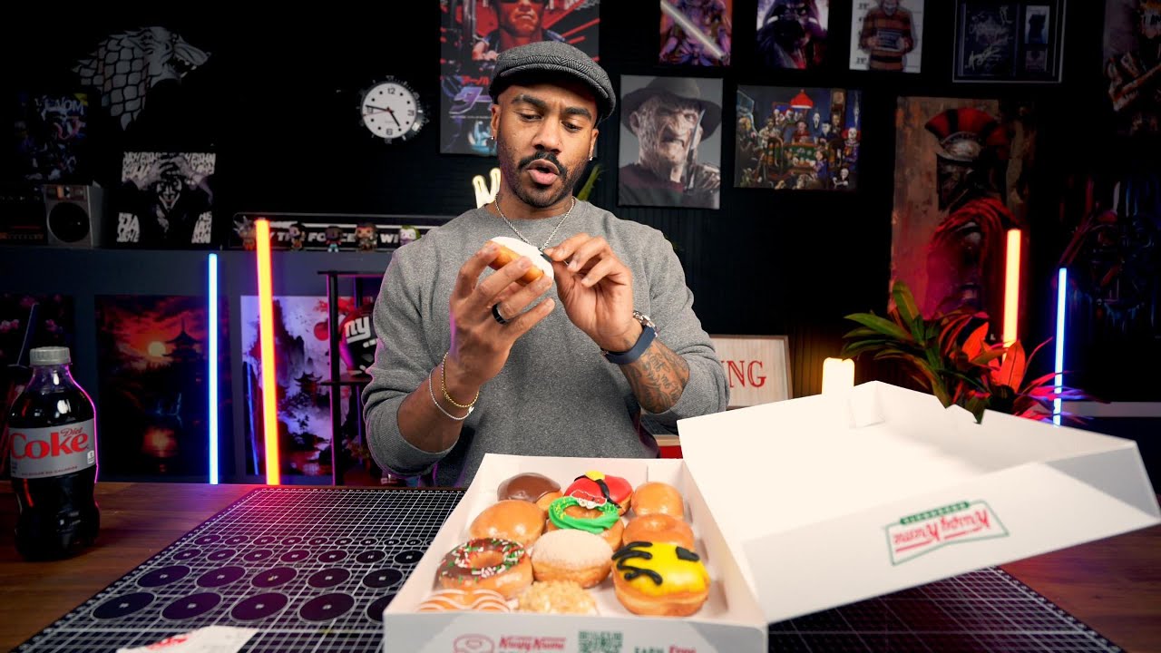 Пробуем новую праздничную линейку Krispy Kreme