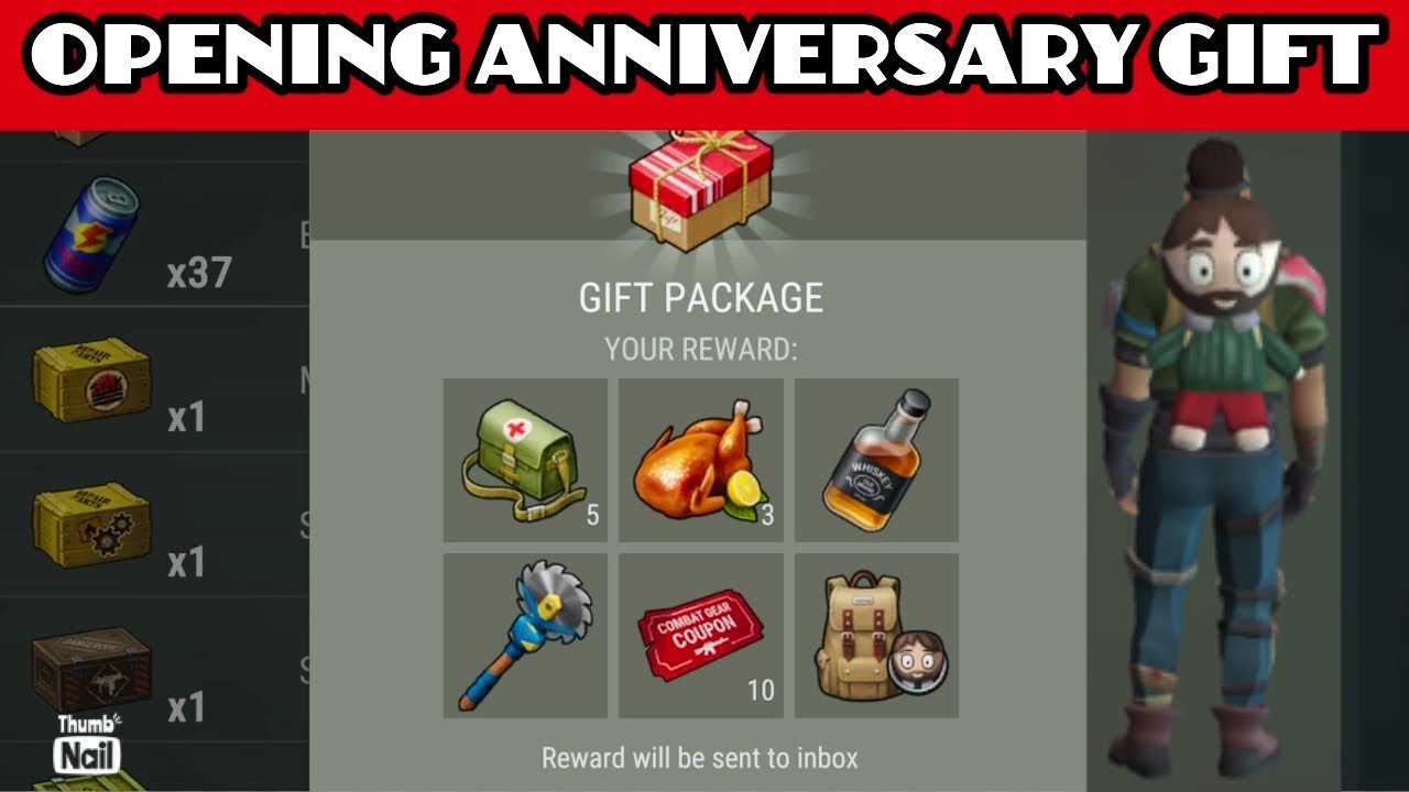 OPENING GIFT PACKAGE - 5th YEAR ANNIVERSARY (Last Day On Earth: Survival)