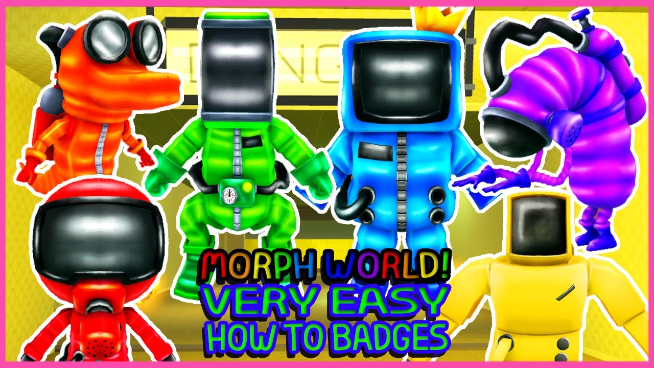 Roblox Best Location & Tokens - How to get Hazmat Purple,Green,Blue,Red,Orange Morphs in MORPH WORLD