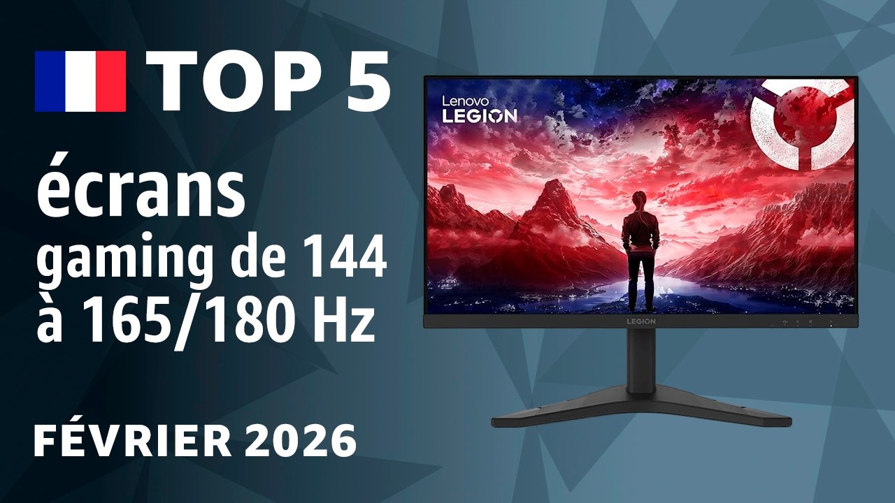 TOP—5. Meilleurs écrans gaming de 144 à 165/180 Hz. Test et comparaison février 2026