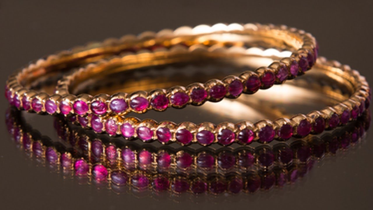 Simple Ruby Bangles Designs 2019 | Indian Jewellery Design 2019