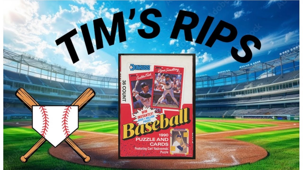 Opening 1990 Donruss Box! ⚾️ 
