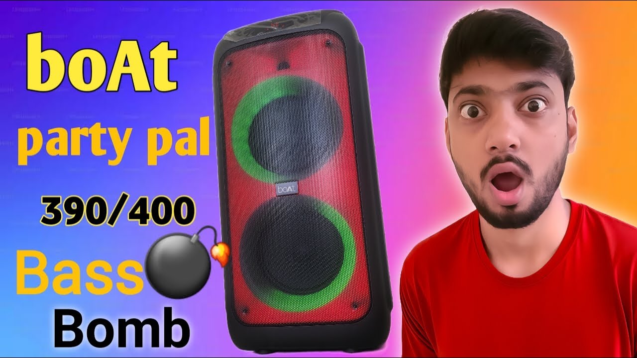 Boat Party Pal 390 Unboxing & Sound Test 🔊 | Dhamaka Bass 🔥 | Best Bluetooth Speaker Under ₹8000?
