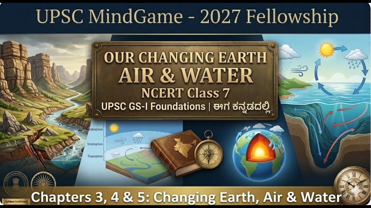 NCERT Class 7 Geography in Kannada | UPSC MindGame
