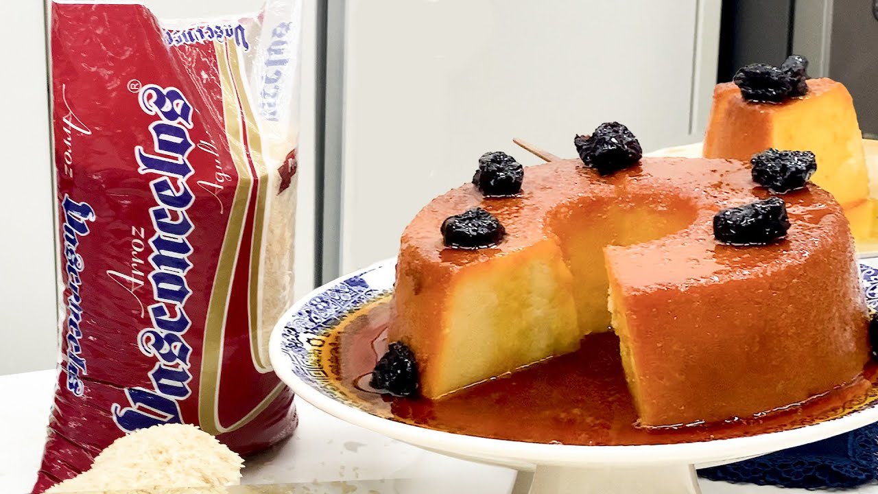 VOCÊ NUNCA VIU UM PUDIM DE ARROZ TÃO GOSTOSO