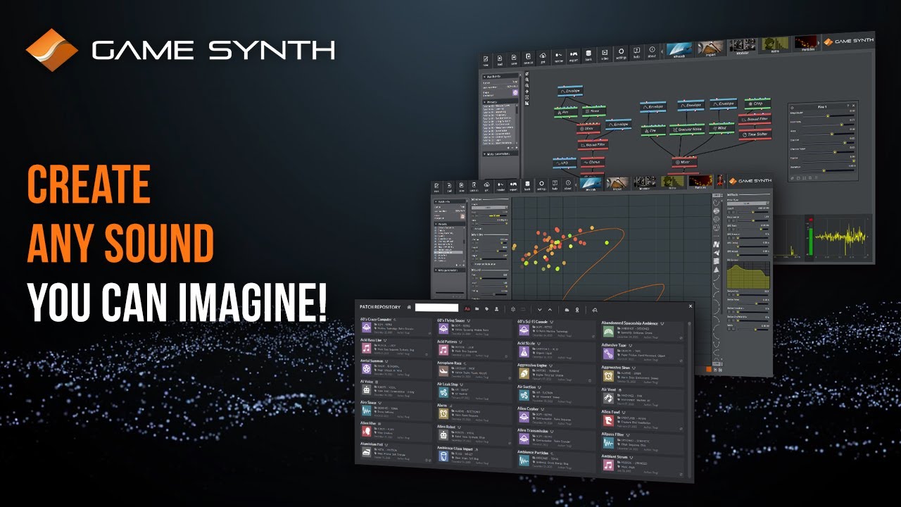 GameSynth: procedural sound design for games and animations